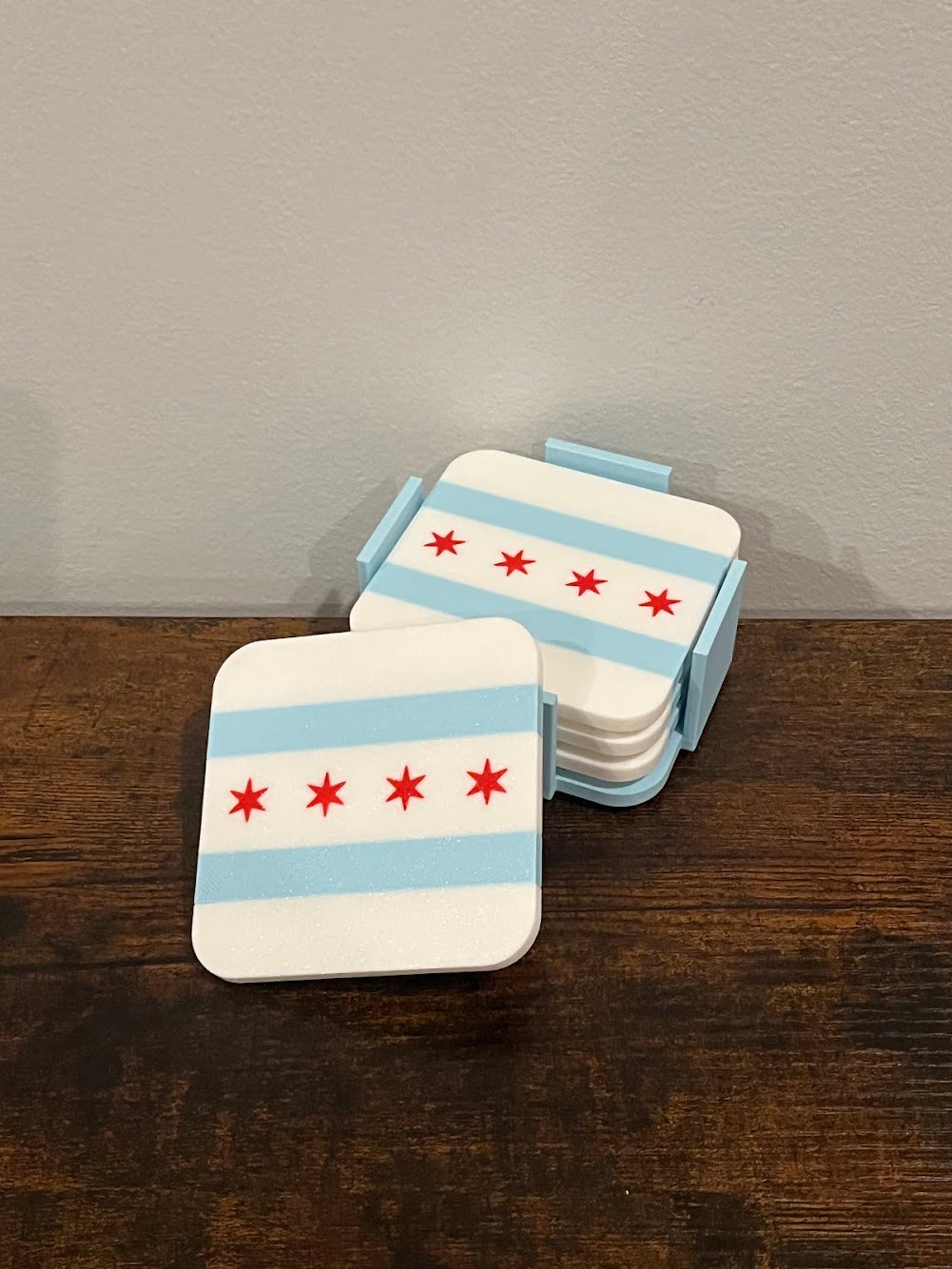 Chicago Flag Coasters